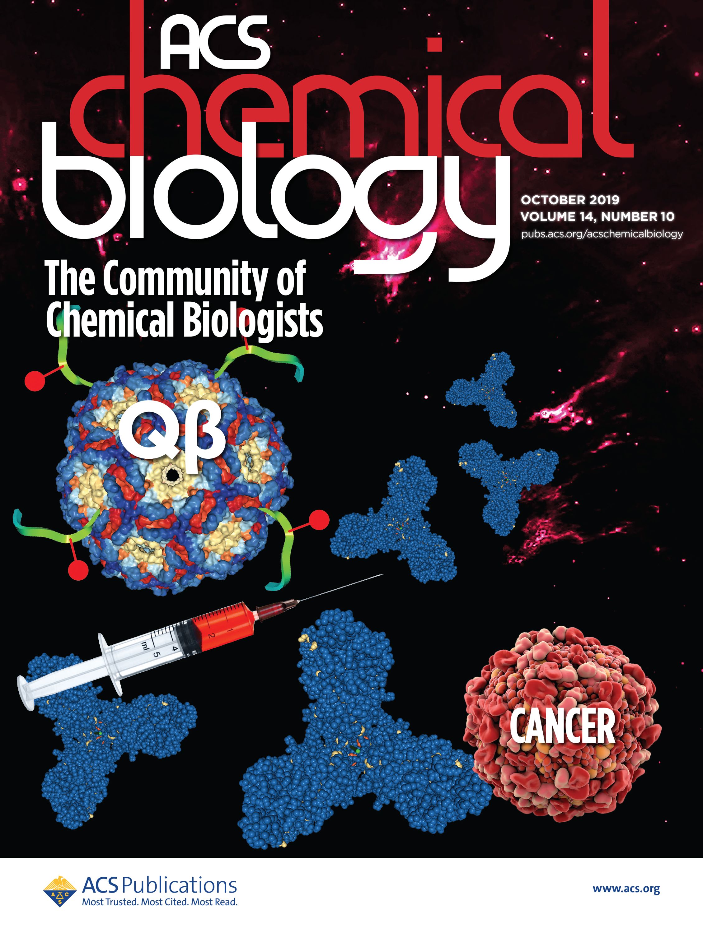 The Huang Group work is highlighted as a Cover Article in ACS Chemical Biology Department of